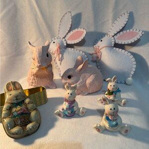 Adorable Bunny Figurine Collection